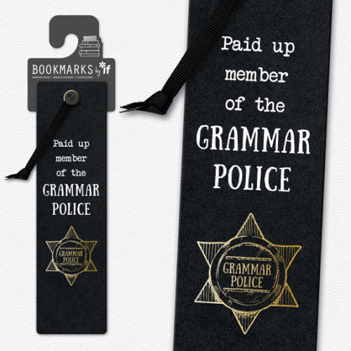 If plc Literary Bookmarks - Grammar Police