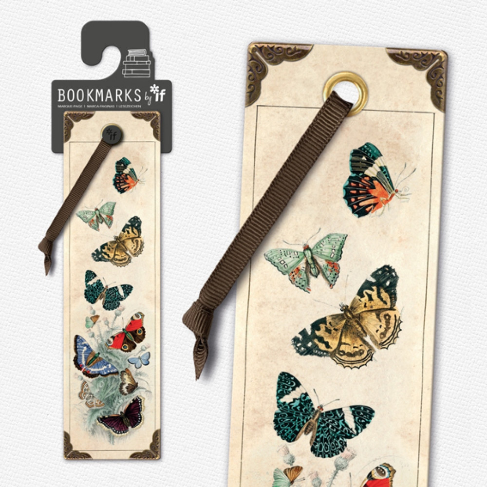 Produktbild för Vintage Bookmarks - Butterflies