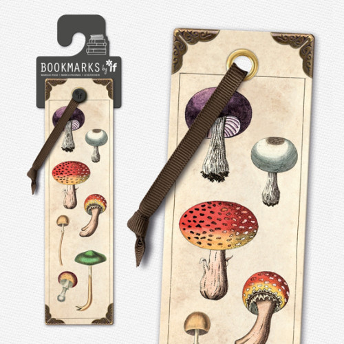 If plc Vintage Bookmarks - Fungi