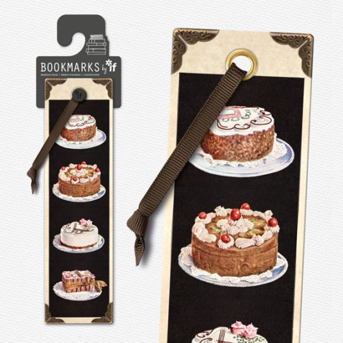 If plc Vintage Bookmarks - Patisserie
