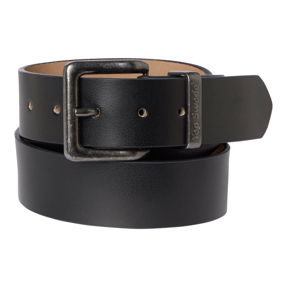 Produktbild för SL60 Leather Belt Black Unisex