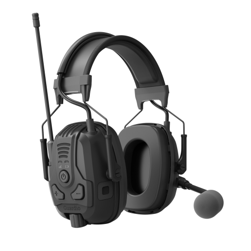 Guardio Freebird COM Hearing Protection Black Unisex