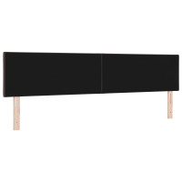 Produktbild för Huvudgavel Mörkbrun 200 cm tyg