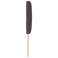 Produktbild för Huvudgavel Mörkbrun 200 cm tyg
