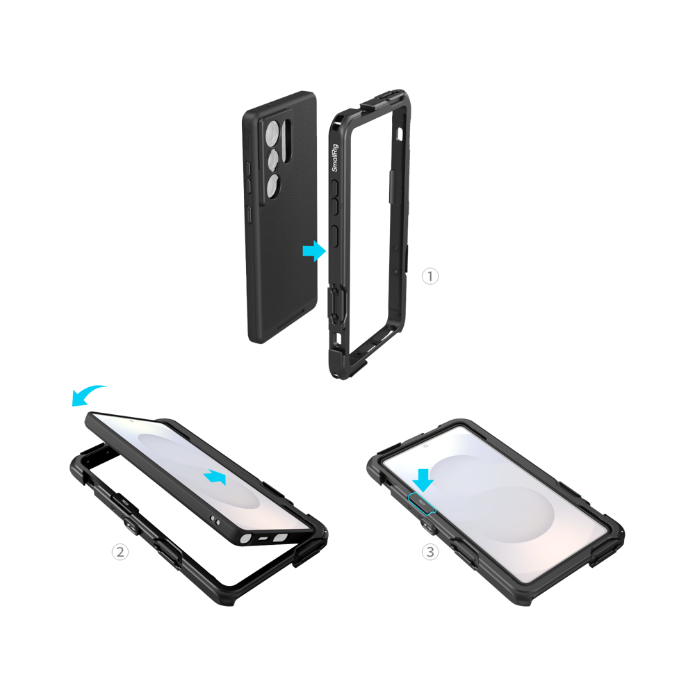 Produktbild för SmallRig 5254 Mobile Video Cage Kit for Samsung S25 Ultra