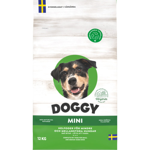 DOGGY Mini Torrfoder för hund 12kg