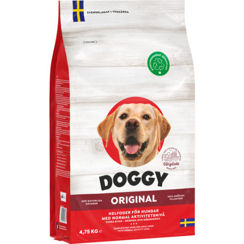 DOGGY Original Torrfoder för hund 4,75kg