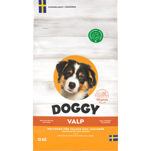 DOGGY Valp Torrfoder för hund 12kg
