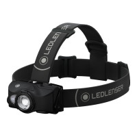 Produktbild för Ledlenser MH-Series MH8 - huvudficklampa - LED - blått/grönt/rött/vitt ljus - 6000-7500 K - svart
