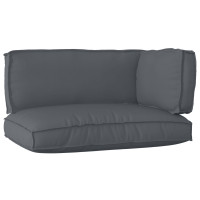 Produktbild för Pallkuddset 3 pcs Antracit Oxford Tyg