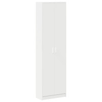 Produktbild för Garderob med hylla Vit 55 x 25 x 189 cm Konstruerat trä