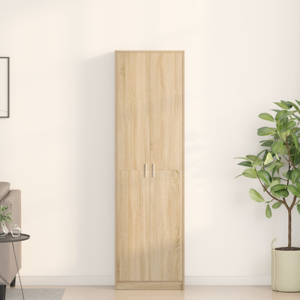 Produktbild för Garderob med hylla Sonoma-ek 55 x 25 x 189 cm Konstruerat trä