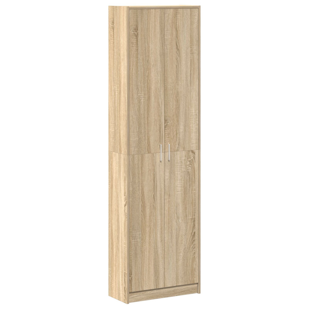 Produktbild för Garderob med hylla Sonoma-ek 55 x 25 x 189 cm Konstruerat trä