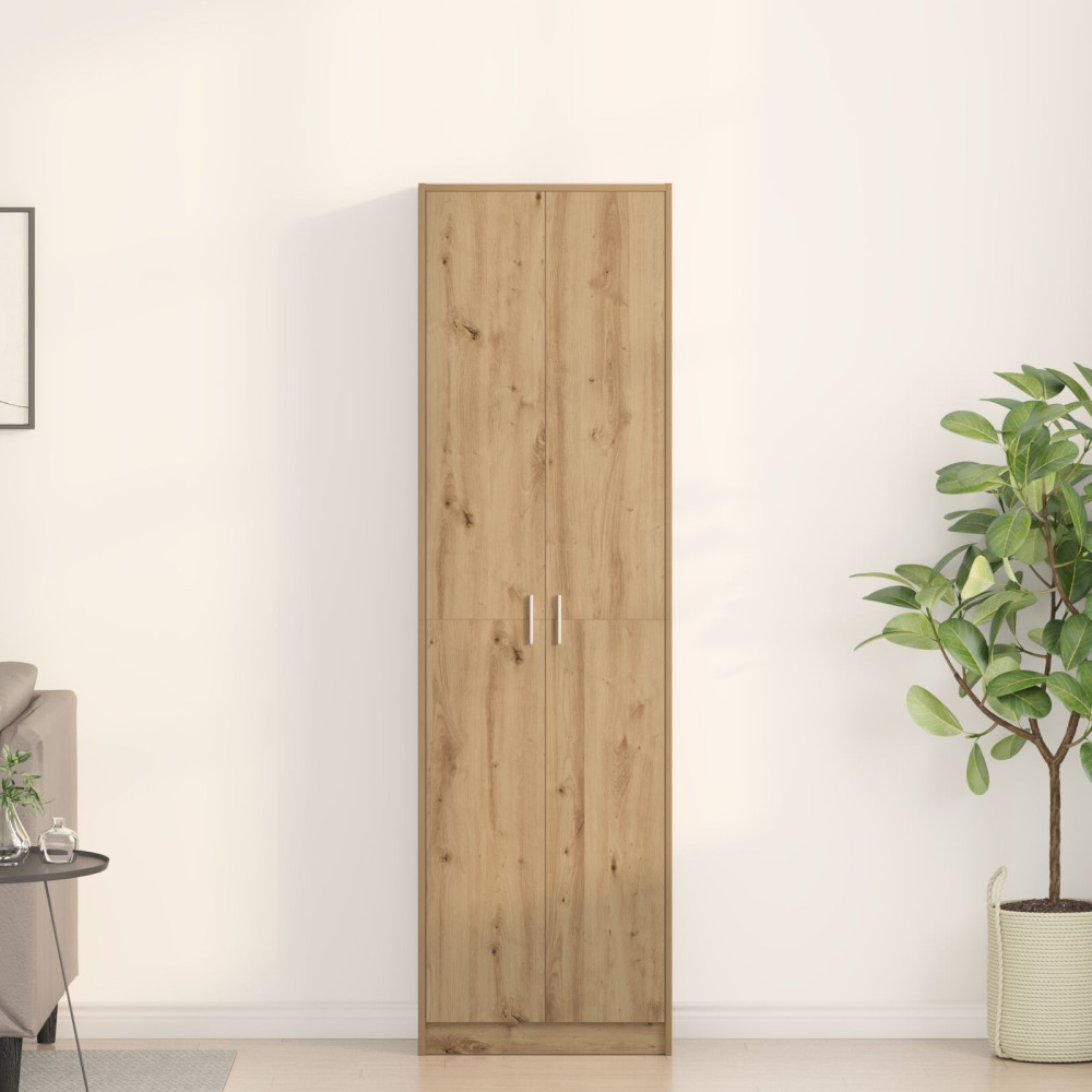 Produktbild för Garderob med hylla Artisan Ek 55 x 25 x 189 cm Konstruerat trä