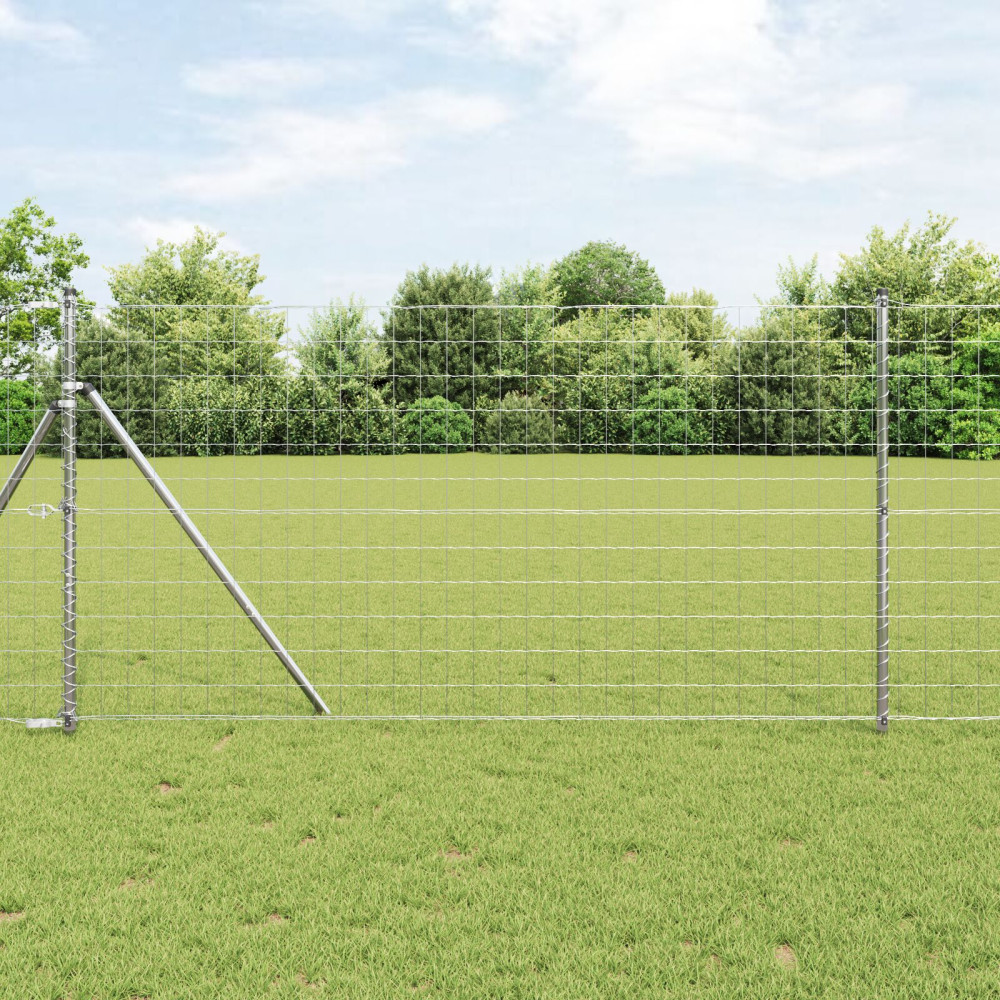 Produktbild för Markfixerat Svetsat Stängsel 10 x 1,4 m (B x H)