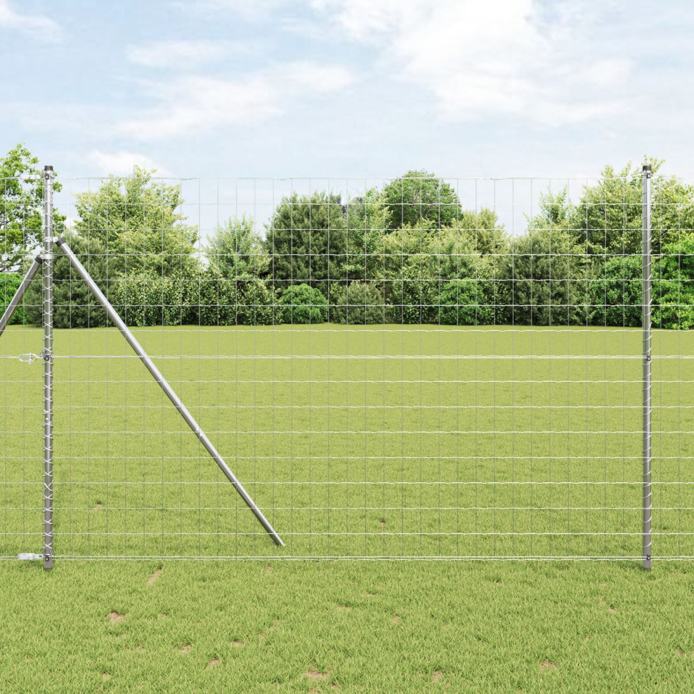 Produktbild för Markfixerat Svetsat Stängsel 10 x 1,5 m (B x H)