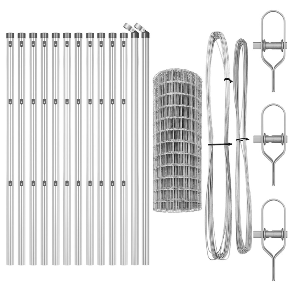 Produktbild för Markfixerat Svetsat Stängsel 25 x 0,6 m (B x H)