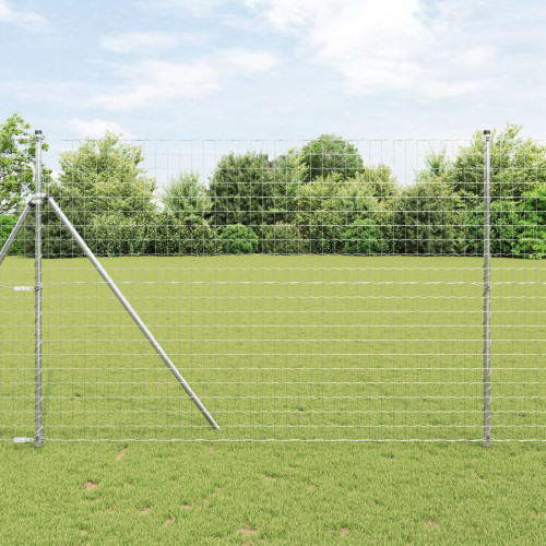 vidaXL Utomhus Euro Zaorlarsgränd 10 x 1,6 m Varmförzinkad stål Silver