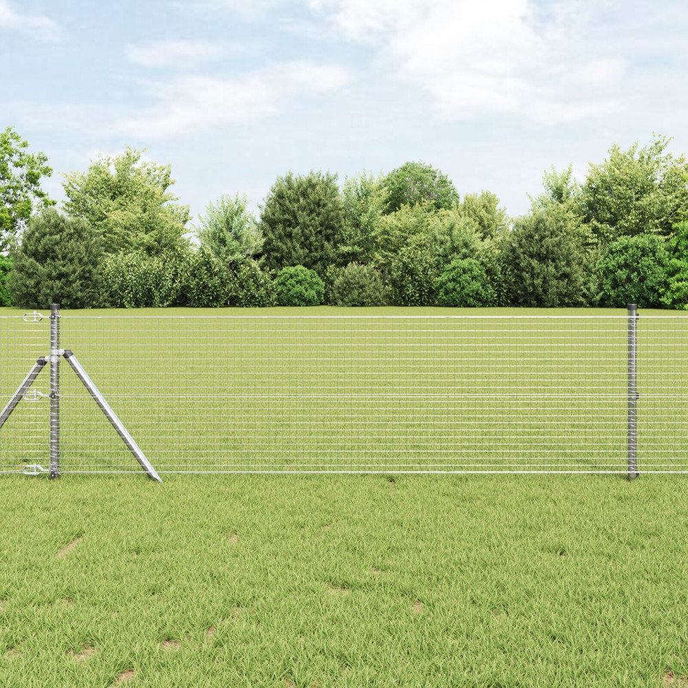 Produktbild för Markfixerat Svetsat Stängsel 25 x 0,8 m (B x H)