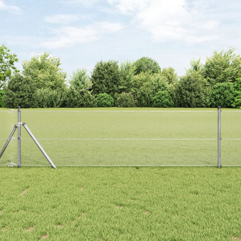 Produktbild för Markfixerat Svetsat Stängsel 100 x 0,4 m (B x H)