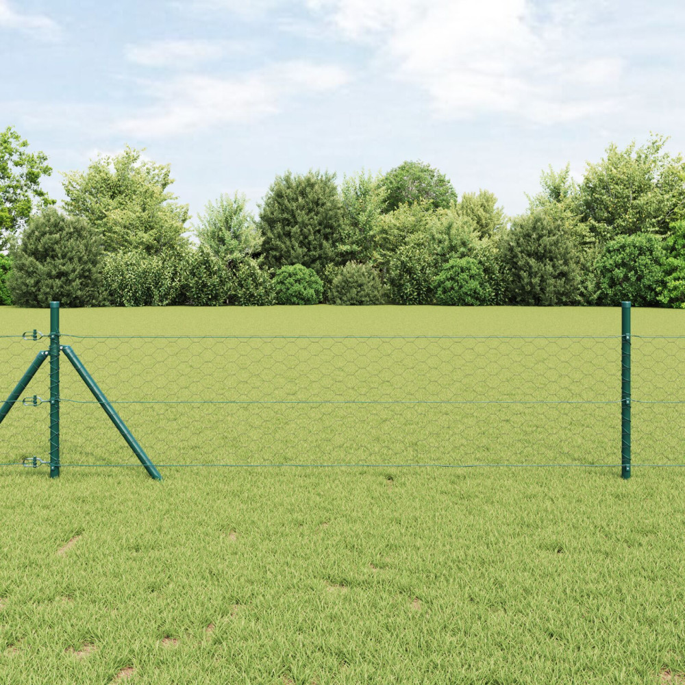 Produktbild för Markfixerat Svetsat Stängsel 100 x 0,6 m (B x H)