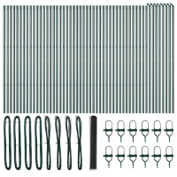 Produktbild för Markfixerat Svetsat Stängsel 100 x 1,4 m (B x H)