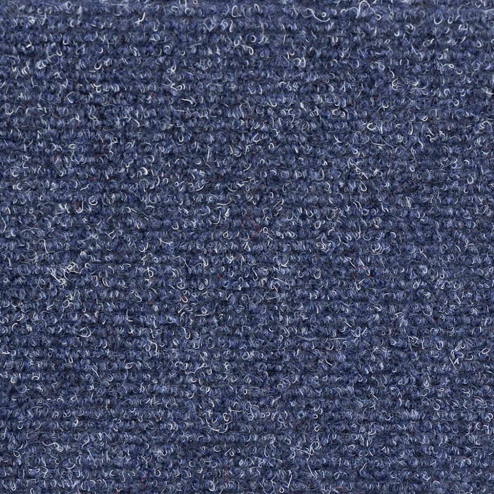 Produktbild för Trappmattor självhäftande 20 st 56x17x3 cm blå halvrunda