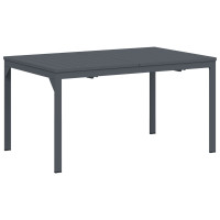Produktbild för Ute middagsbord Fällbar Antracit 210 x 90 x 73 cm Stål