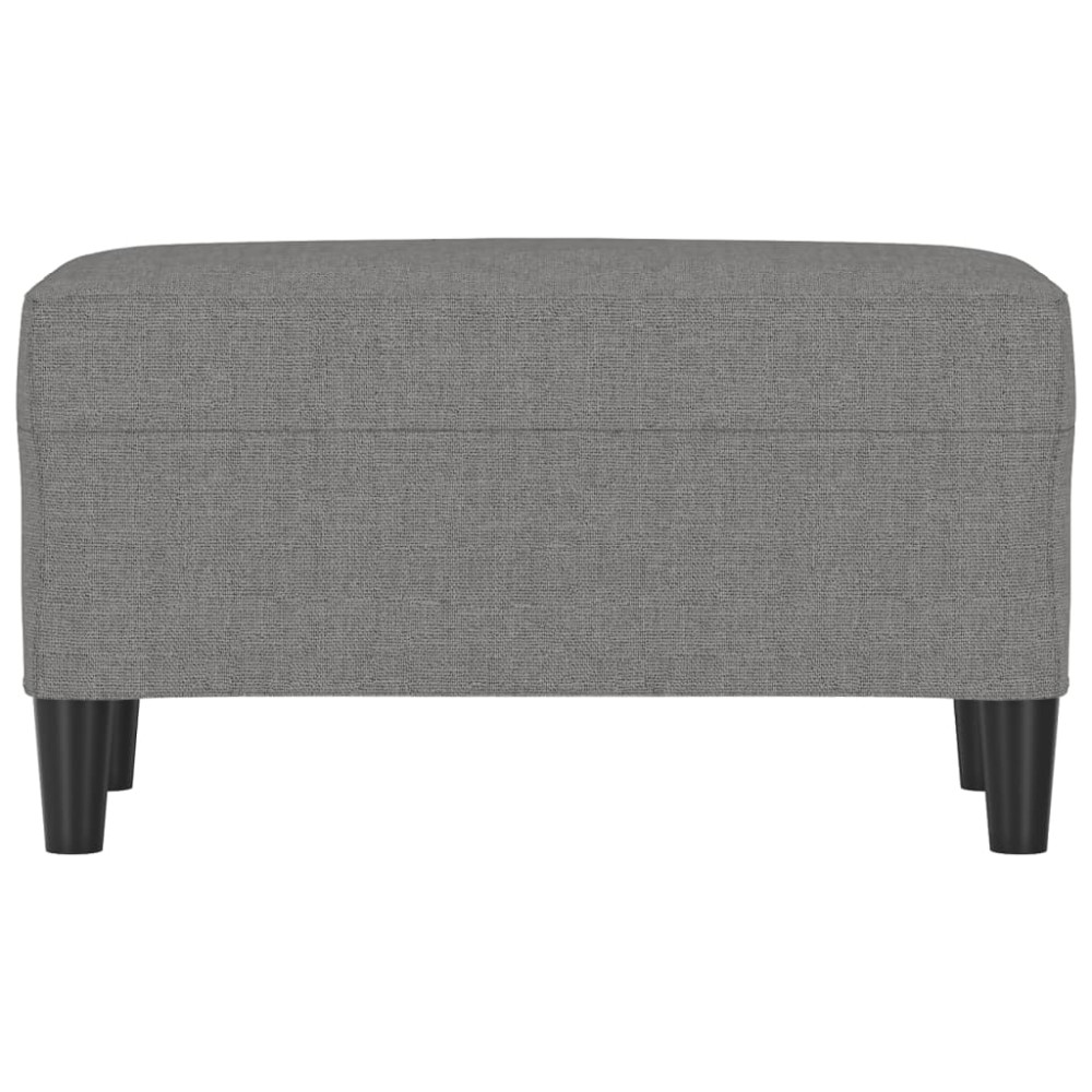 Produktbild för Bänk mörkgrå 70x35x41 cm tyg