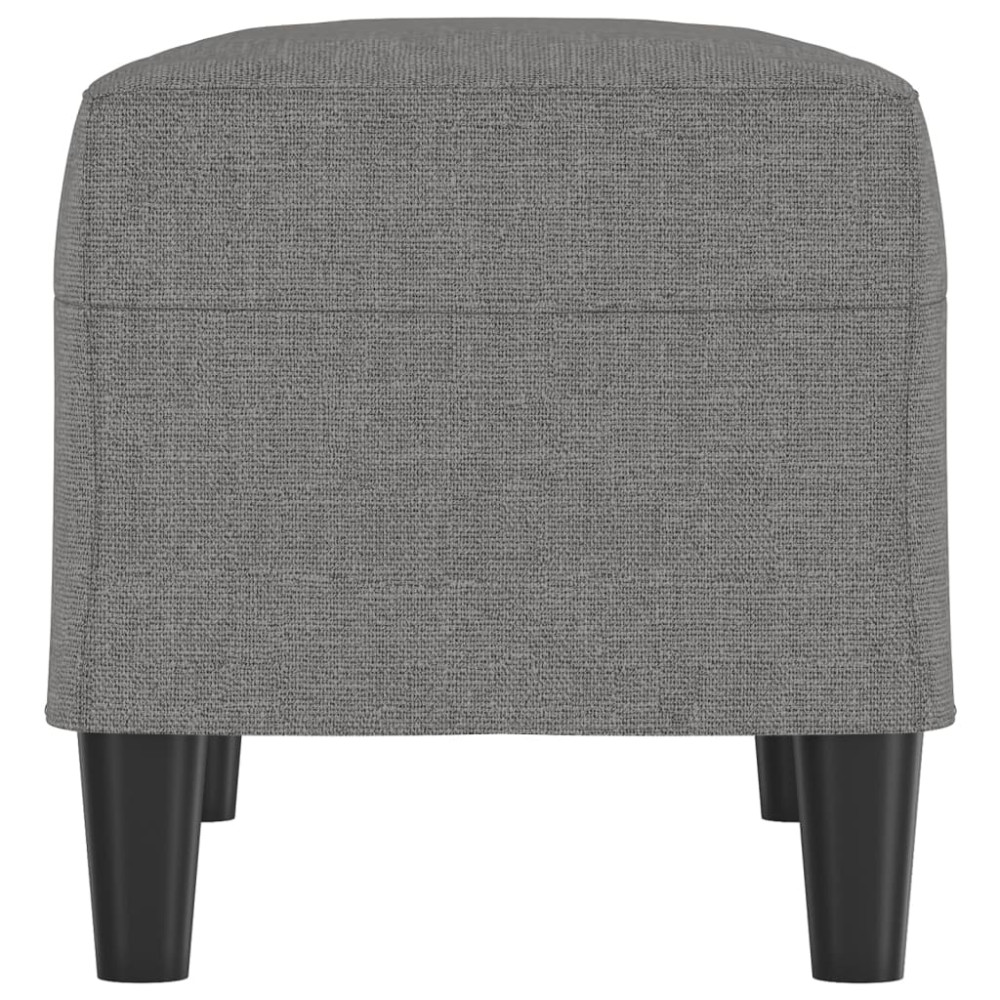 Produktbild för Bänk mörkgrå 70x35x41 cm tyg