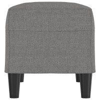 Produktbild för Bänk mörkgrå 70x35x41 cm tyg