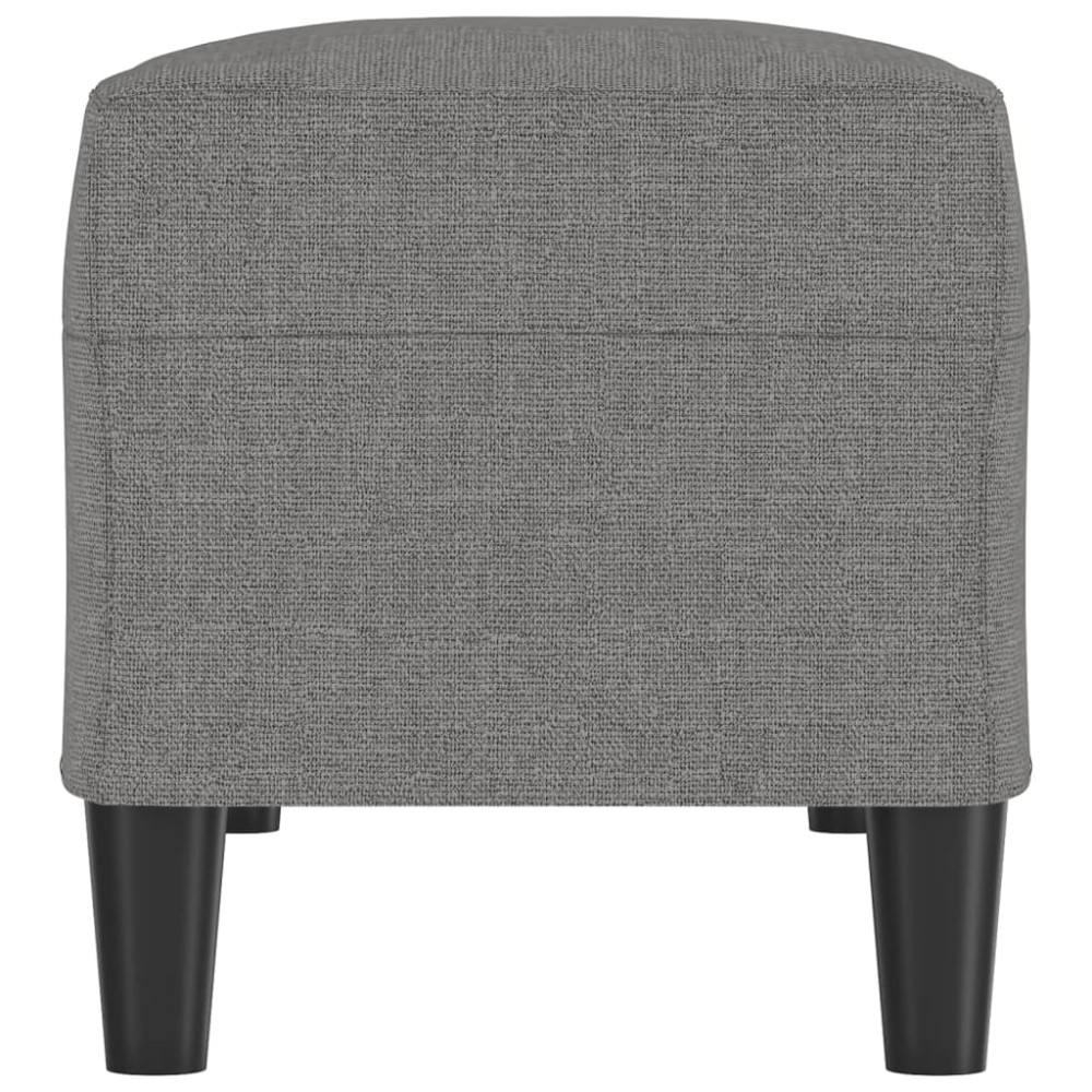 Produktbild för Bänk mörkgrå 100x35x41 cm tyg