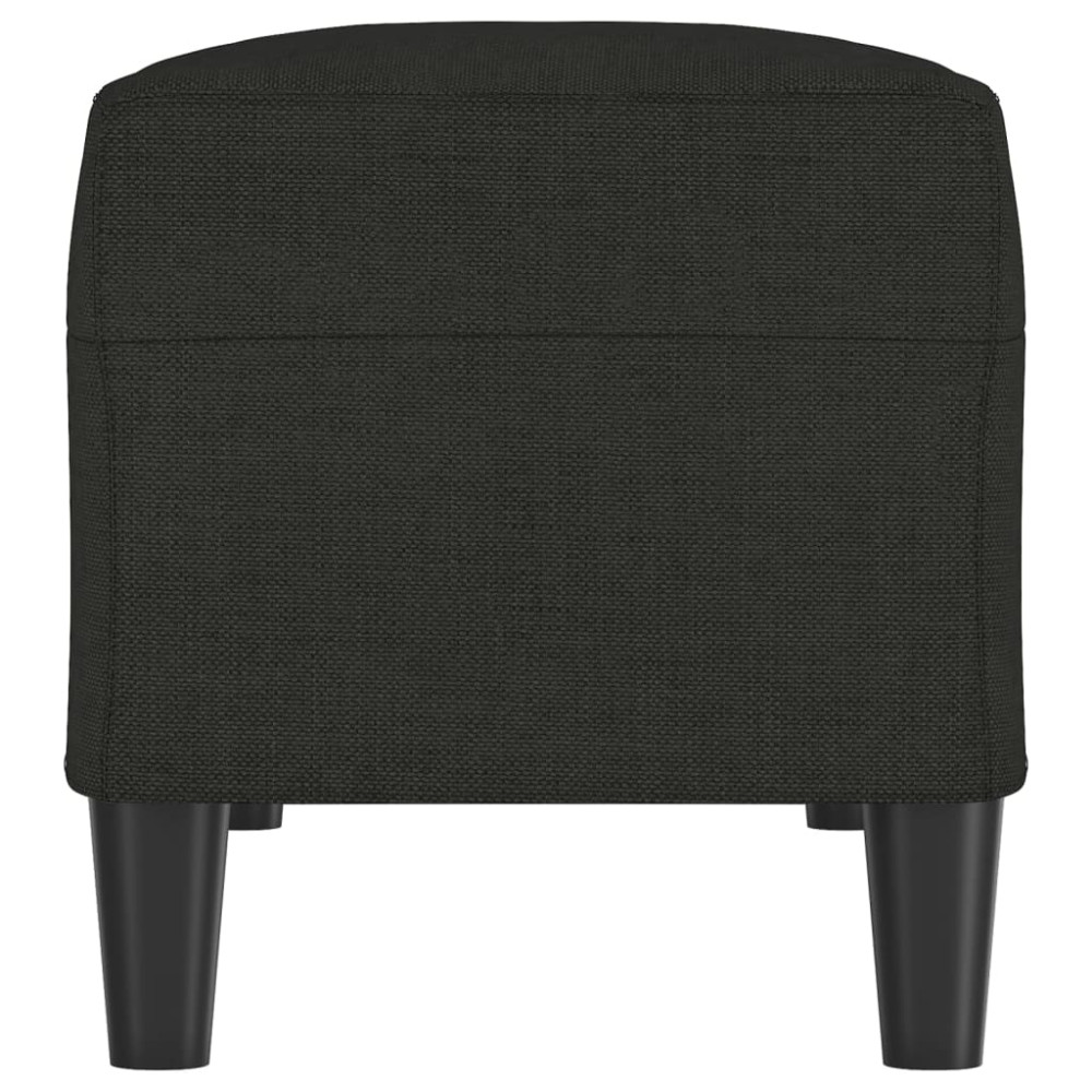 Produktbild för Bänk svart 100x35x41 cm tyg