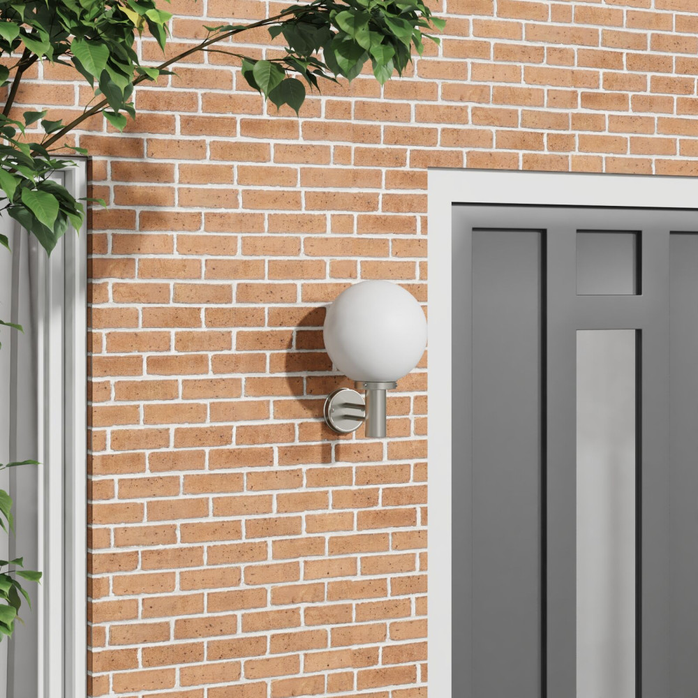 Produktbild för Utomhus vägglampa Silver 28 x 25 x 38 cm