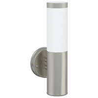 Produktbild för Utomhus vägglampa Silver 15 x 7,5 x 33 cm