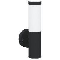 Produktbild för Utomhus vägglampa Svart 15 x 7,5 x 33 cm