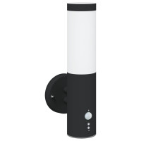 Produktbild för Utomhus vägglampa Svart 15 x 7,5 x 33 cm