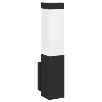 Produktbild för Utomhus vägglampa Svart 10.5 x 6 x 33 cm