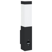 Produktbild för Utomhus vägglampa Svart 10.5 x 6 x 33 cm
