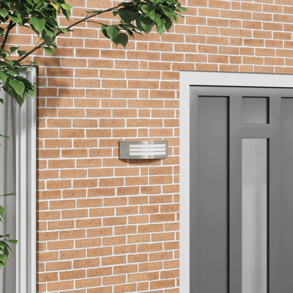 Produktbild för Utomhus vägglampa Silver 32 x 10 x 10 cm