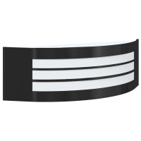 Produktbild för Utomhus vägglampa Svart 32 x 10 x 10 cm
