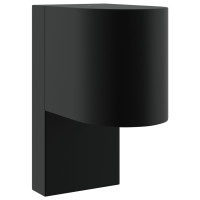 Produktbild för Utomhus vägglampa Svart 12 x 7 x 15 cm Rostfritt stål