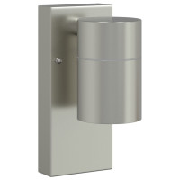 Produktbild för Utomhus vägglampa Silver 6,5 x 10,5 x 16 cm