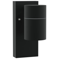 Produktbild för Utomhus vägglampa Svart 6,5 x 10,5 x 16 cm