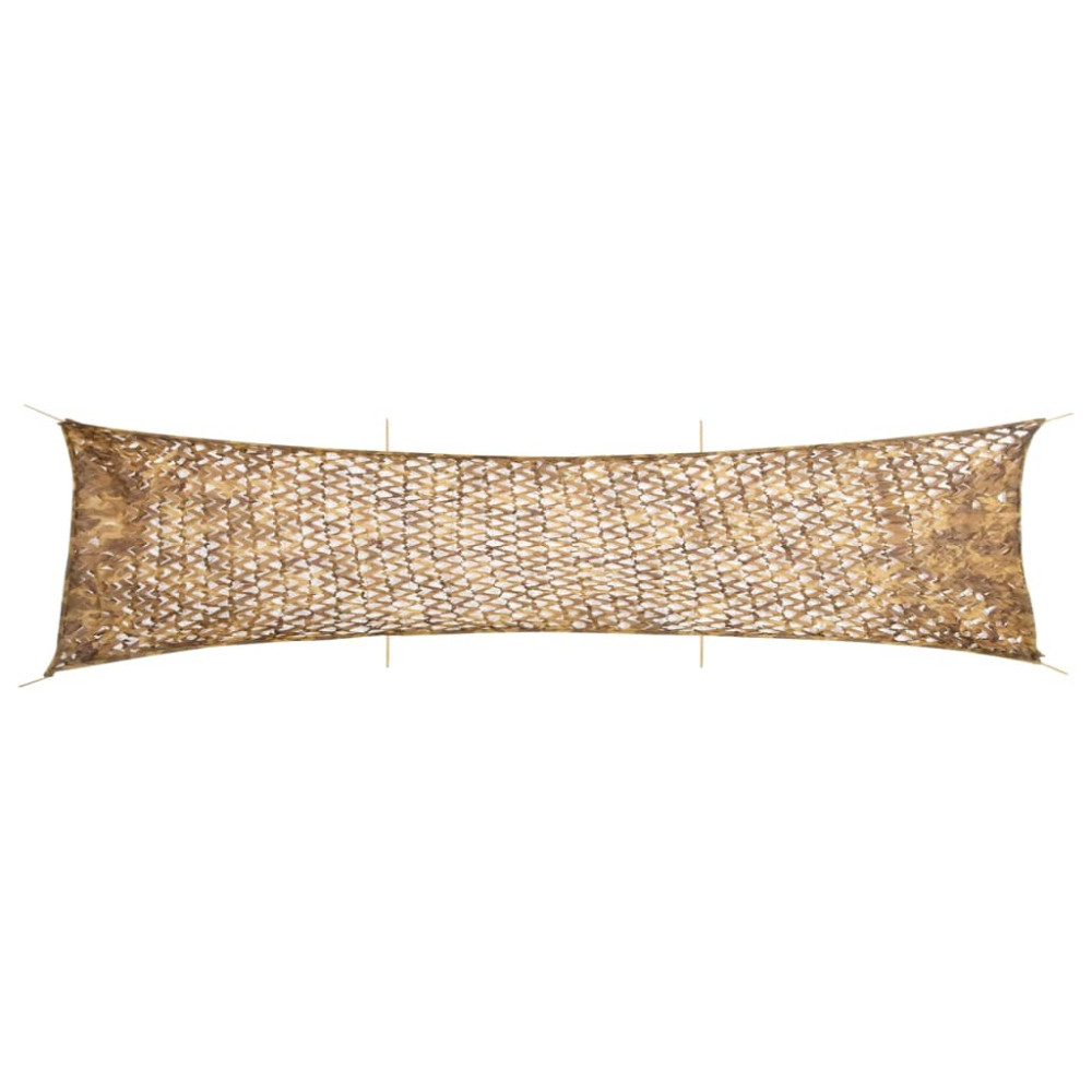Produktbild för Camouflagenät med förvaringsväska 613x138 cm sand