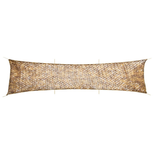 vidaXL Camouflagenät med förvaringsväska 613x138 cm sand