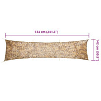 Produktbild för Camouflagenät med förvaringsväska 613x138 cm sand