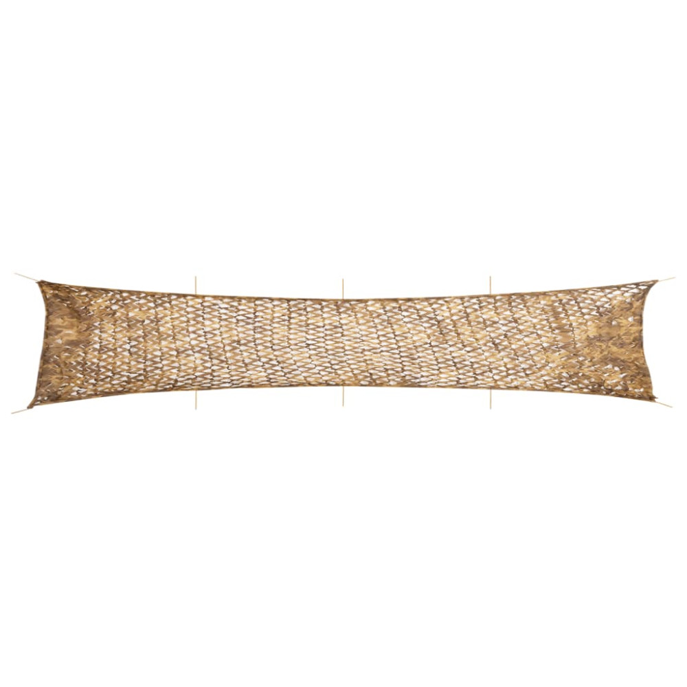 Produktbild för Camouflagenät med förvaringsväska 844x142 cm sand