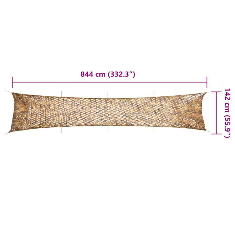 Produktbild för Camouflagenät med förvaringsväska 844x142 cm sand