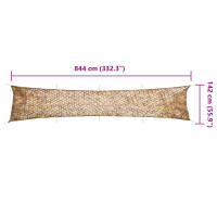 Produktbild för Camouflagenät med förvaringsväska 844x142 cm sand